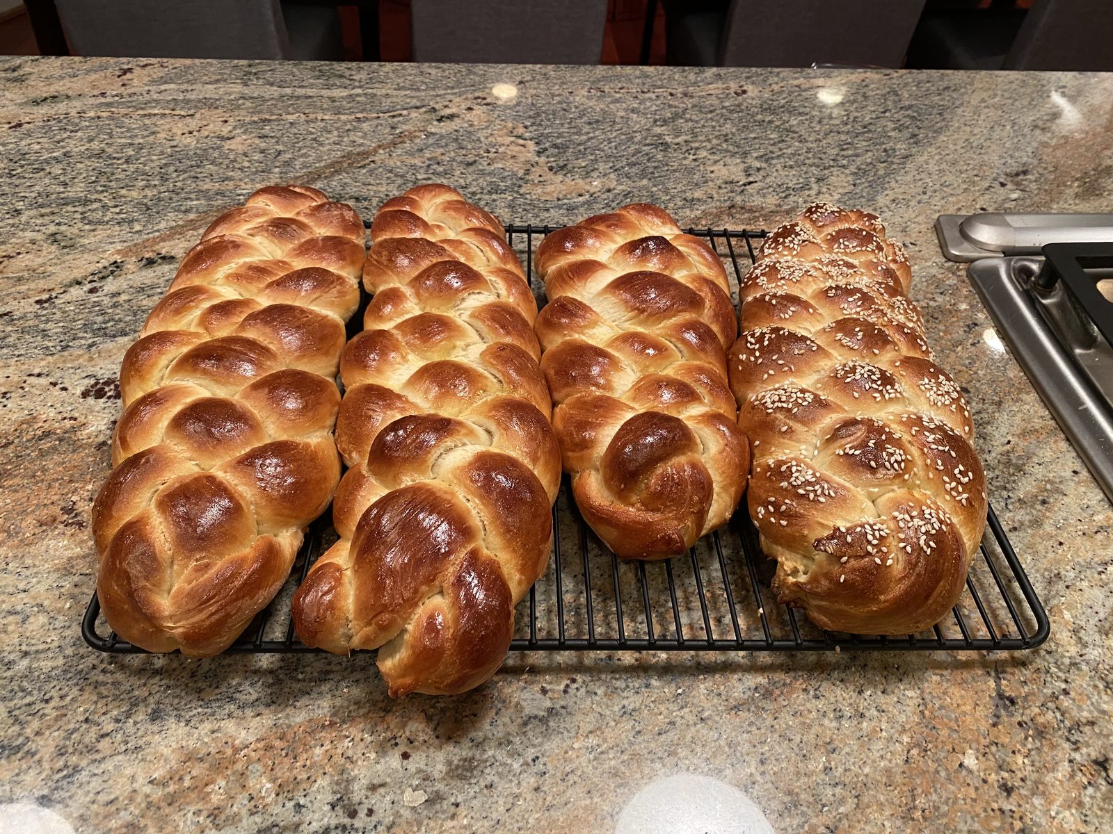 Baking Challah for Holocaust Survivors