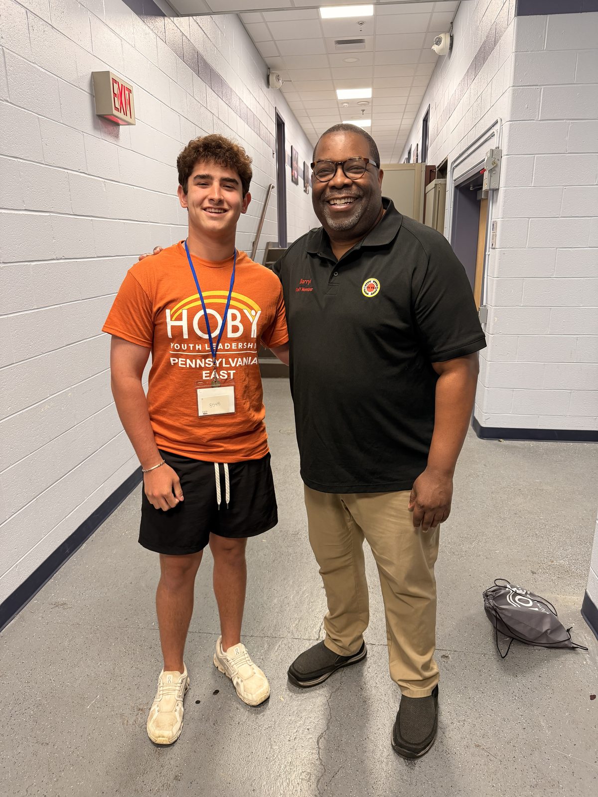 Our Founder Connecting with Daryl Bundridge, the Senior Vice President and Executive Director of City Year Philadelphia