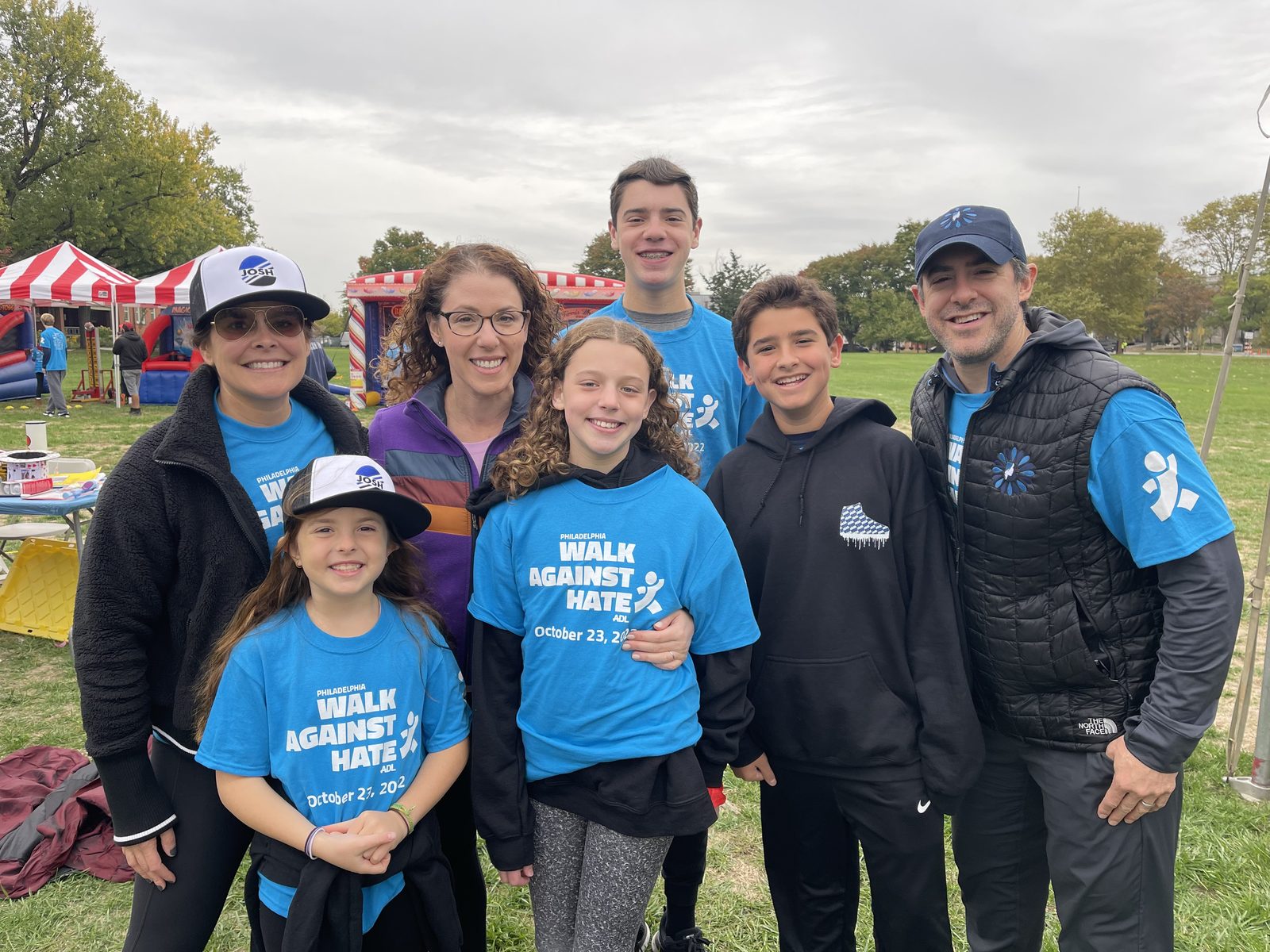 Volunteers Doing the Walk Against Hate